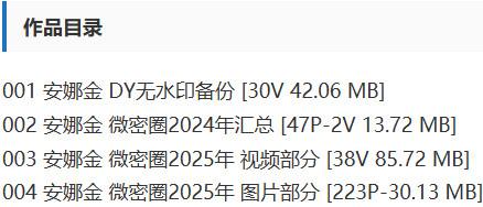 安娜金 – 微密圈等写真&视频合集【持续更新中】